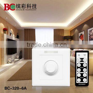 RF Wireless Remote Control Dimmer For Single Color LED Light Strip 12V-24V