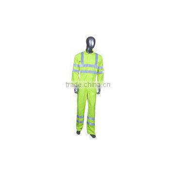 Modacrylic/cotton high visibility coverall