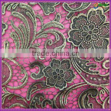 2015 Hot sale new high quality african guipure lace fabric wholesale