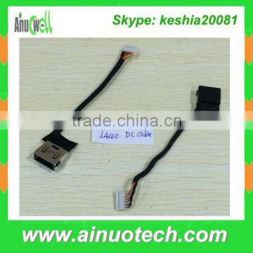 laptop DC Jack for Lenovo L440 with cable FRU 04X4830 dc power female jack with cable