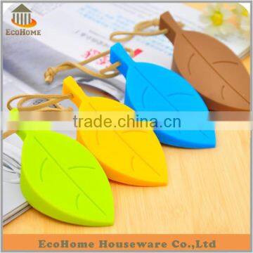 EC054AM Silicone Door Stopper Wedge Finger Protector in Leaf Style