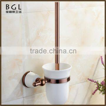 11650-rg High demand product in market zinc alloy gold bathroom accessory toilet brush holder