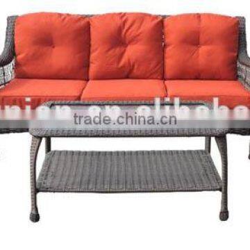 Patio Wicker Conversation Set