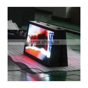 good price digital taxi/car roof advertising screen