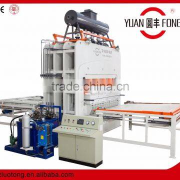 Woodworking short cycle hot press / Woodworking melamine laminated press machine