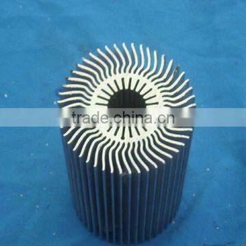 Column aluminum alloy light heat sink accessories