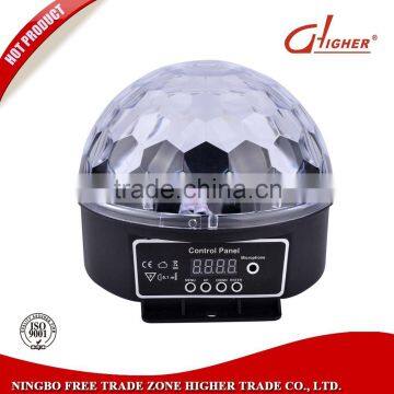 Latest Style 360 Degrees Rotating LED Crystal Magic Ball Light Mini RGB Mini Disco DJ Ball Stage Lighting Wholesale photo-2