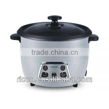 digital rice cooker with 5 functions white color elegant rice cooker