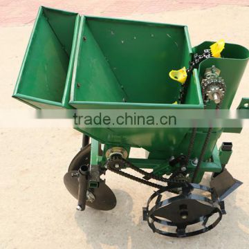 walking tractor matched cups potato planter with yellow cups