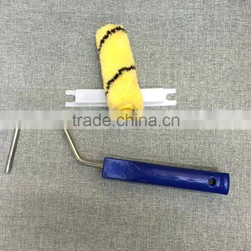 Paint Roller Brush - Mini Roller Nylon Fabric-pattern Paint Roller 4"