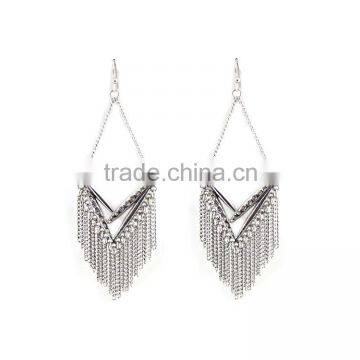 2016 silver 925 earrings tassel earrings wholesale