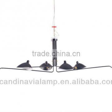 Serge Mouille Ceiling lamp Six-Arms