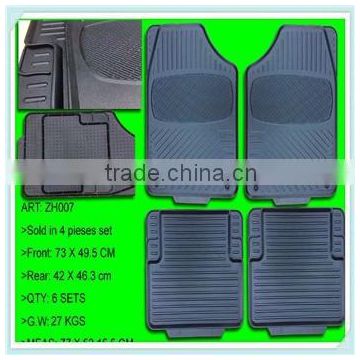 rubber material anti-slip car mat