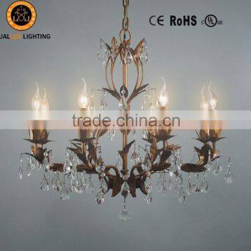 Vintage Chandelier Light IC4061-8AG Chandelier Lighting Ceiling Lamp Crystal Chandelier