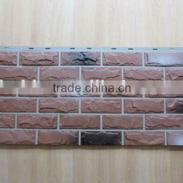 Plastic Wall Panel with Old Brick Design