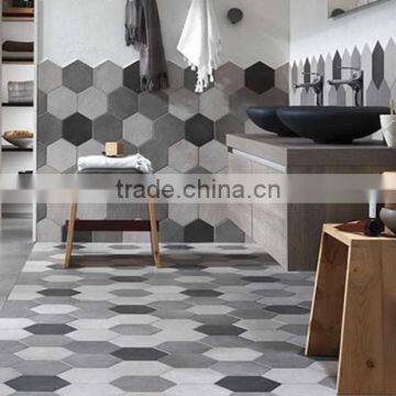 hot sale foshan tile hexagon glazed tiles for decorative wall tile