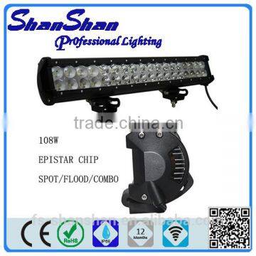 wholesale waterproof high quality led light bar 17 inch 7560LM 108W Cree LED Light Bar for Boat