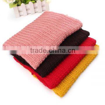 New Design Soft Candy Color Neck Bib Scarfs Kids Knitted Collar Winter Warm Scarf for Children Baby Girls photo-2