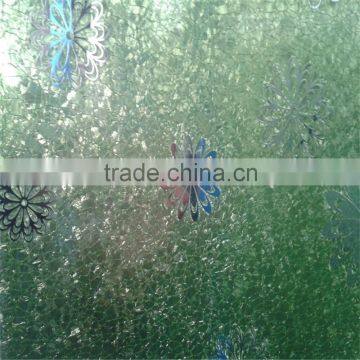 Cheap Manufacturer Design Ice Flower Mirror Glass for Kitchen Cabinet photo-6