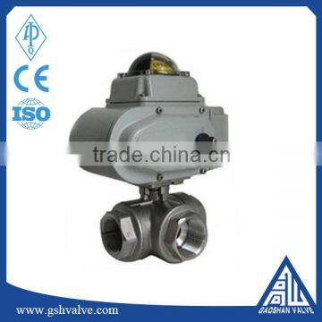 3 Way Bsp Ball Valve With Electric Actuator photo-2