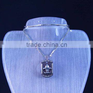 2016 trendy rose gold plated pendant necklace/gemstone jewelry wholesale