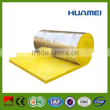 High temperature resistant glass wool insulation blanket alu foil