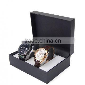 Chinese factories wholesale custom plastic watch box, black gift box