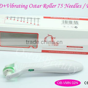 Micro meso roller photon vibrating derma roller for stretch marks removal