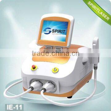 2 in 1 SHR IPL hair removal skin rejuvenation 10HZ Whitening anti aging machine Movable Screen