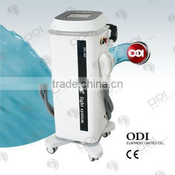 OD-E80 2014 best two handle 120,000 shotsipl hair removal machine