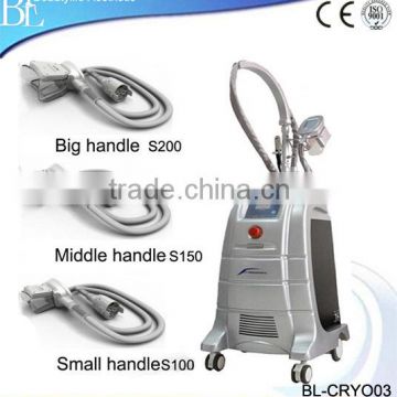 Cryolipolysis machine with 3 heads