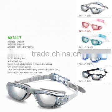 Yiwu Wholeasle New Design AK3117 Myopia Anti Fog Adult Swim Goggles