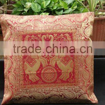 16" Elephant animal Print Royal India Decoration Home decor Brocade Pillow Cushion Cover