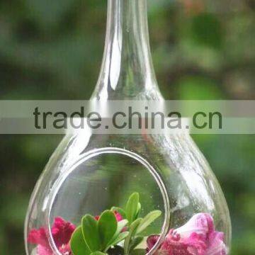 clear glass hanging plant ball High quality