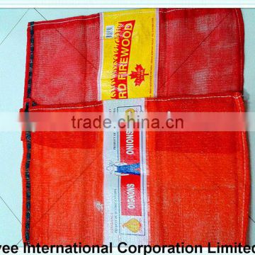 mesh bag for onions / Bolsa de malla de PP