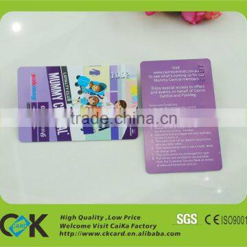 wholesale embossed&laser&PIN code membership card