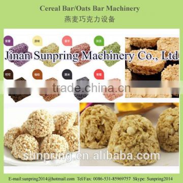 Varous grains cereals chocolate bar making machine