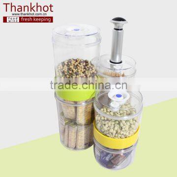 factory price vacuum food storage container,plastic storage container