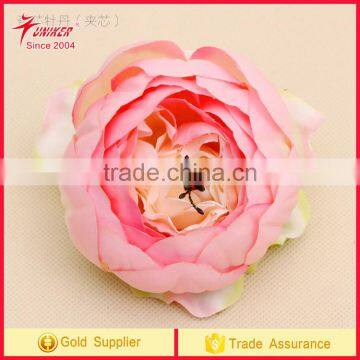Peony flowers head Flower Artificial silk flower mixed colors artificial flowers wedding home decor