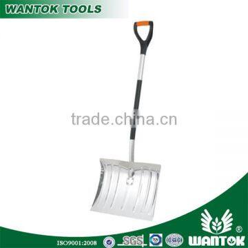 S-type Aluminum Snow Shovel Snow Spade With Bend Aluminum Tube Handle