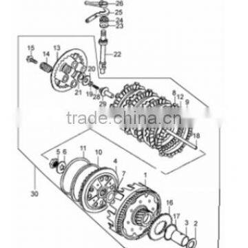 Loncin gn300 engine parts gn300 clucth