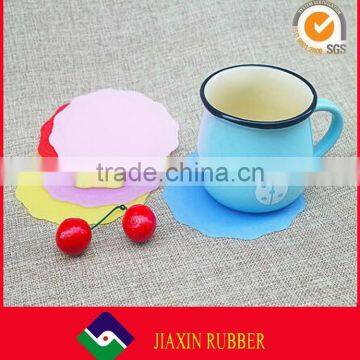 Romantic Silicone Coffee Cup Mats Tea Cup Rubber Mat Coaster Placemats photo-6