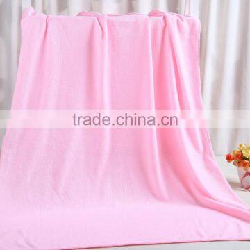 Hot Selling Microfiber Cotton Plain Thick 400g Beach Towel 70*140 Sauna Bath Towel photo-5