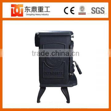 5KW Small Model Indoor Wood Burning Stove/ Fireplace With Enamel Product photo-4