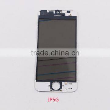 Glass With Frame With OCA With Polarizer 4 in 1 Assembly For IPhone5 Repair Part With Best Quality photo-3