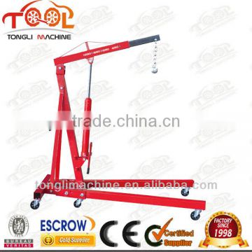 1ton tl1000-2 hydraulic engine crane CE