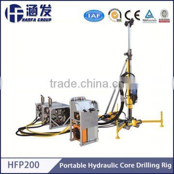 HFP200 portable geological coring drilling rig for taking sample