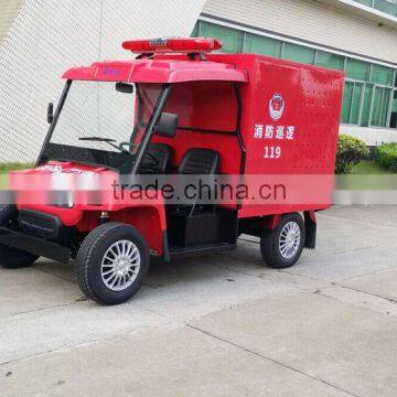 Top quality popular electric mini fire truck 4 wheel fire fighting vehicle