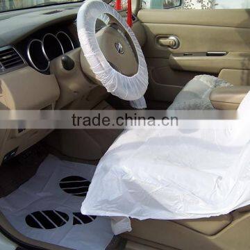 PE Car Floor Foot Mat With Floor Mark Printed photo-2