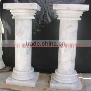 FINE QUALITY ZIARAT WHITE MARBLE PEDESTALS photo-2